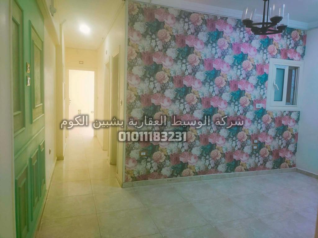 شقة ايجار اداري 85 متر تشطيب سوبر لوكس ف برج بأسانسير ع شارع الجلاء و الاستاد الرئيسي من الوسيط العقارية بشبين الكوم