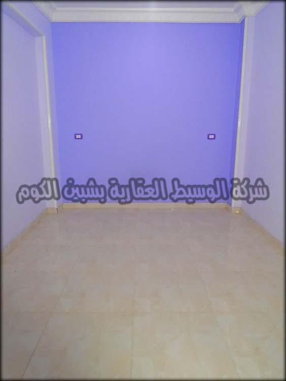 شقة ايجار 140 متر دور رابع بالقرب من الحفيد و حضانه الفاروق بالبر الشرقى من شركة الوسيط العقارية بشبين الكوم