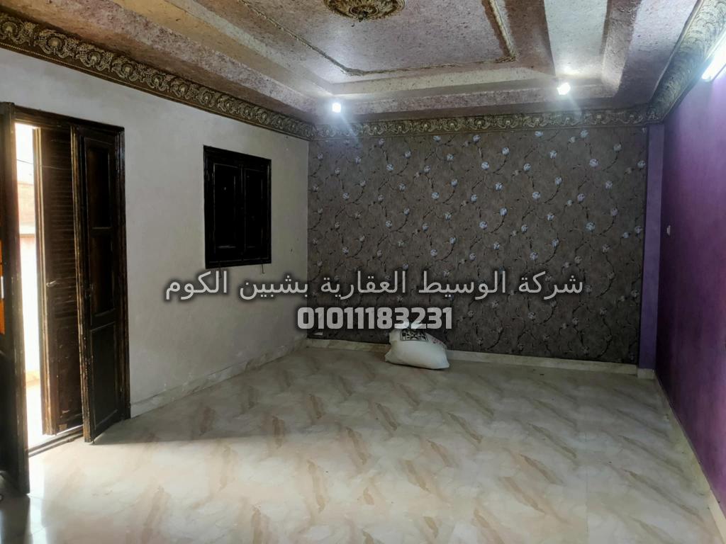 شقة للبيع 120 متر تشطيب لوكس دور رابع بالقرب من عبدالرازق للشكمانات بشارع السجن البر الشرقى من شركة الوسيط العقارية بشبين الكوم