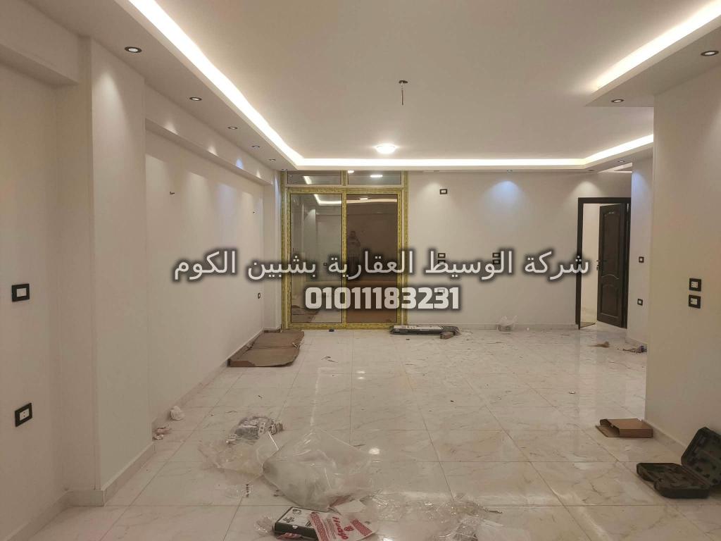 شقة للايجار 170 متر الترا سوبر لوكس أول ساكن للعرسان خلف اداره الجامعه من الوسيط العقارية بشبين الكوم